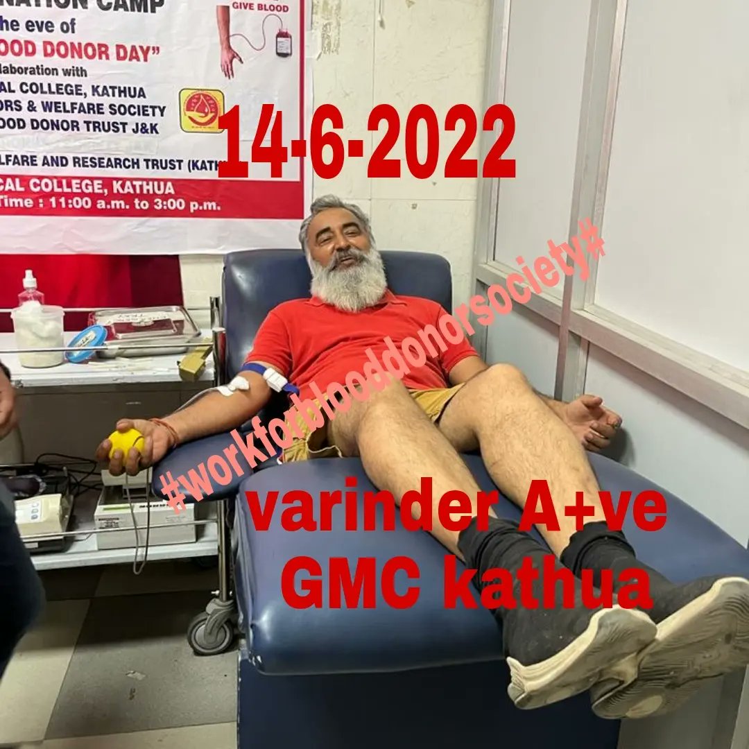 work for blood donation society Jammu and Kashmir tweet media