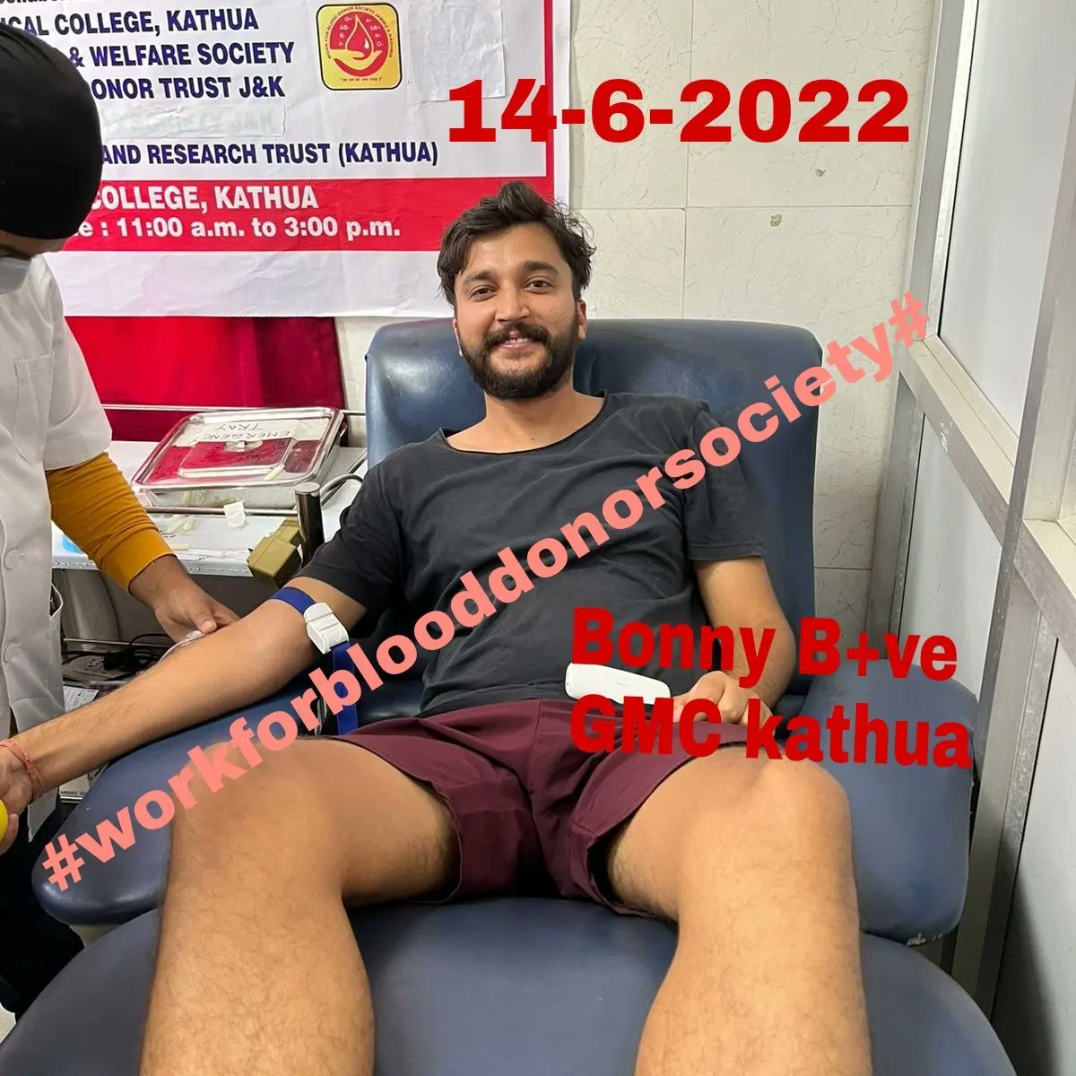 work for blood donation society Jammu and Kashmir tweet media