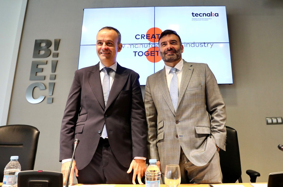 <a href="/davidsancheznet/">David Sánchez</a> / <a href="/ajsaenz/">Agustin J. Saenz</a> #BIEMH2022
Orgullosos de incrementar nuestro volumen de actividad con #EmpresasIndustriales en➕de un 15 %
🔹incremento de 30 % en número de empresas con las que desarrollamos proyectos y colaboraciones; un 75 % de ellas, #Pymes
tecnalia.com/sala-de-prensa…