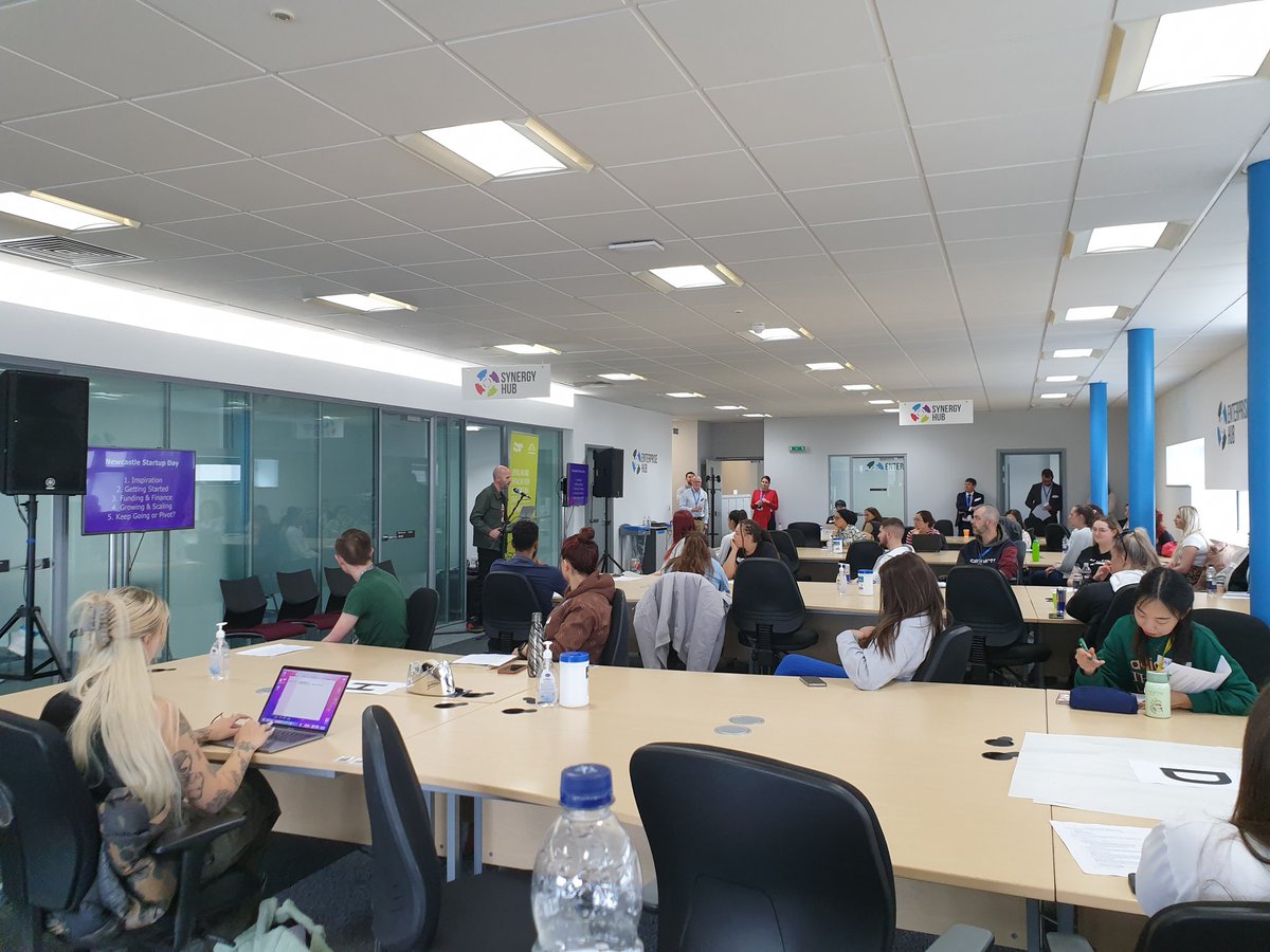 <a href="/lordlancaster/">Paul Lancaster</a> opening #newcastlestartupday at Newcastle College. I'm looking forward to being a mentor of one of the student groups.