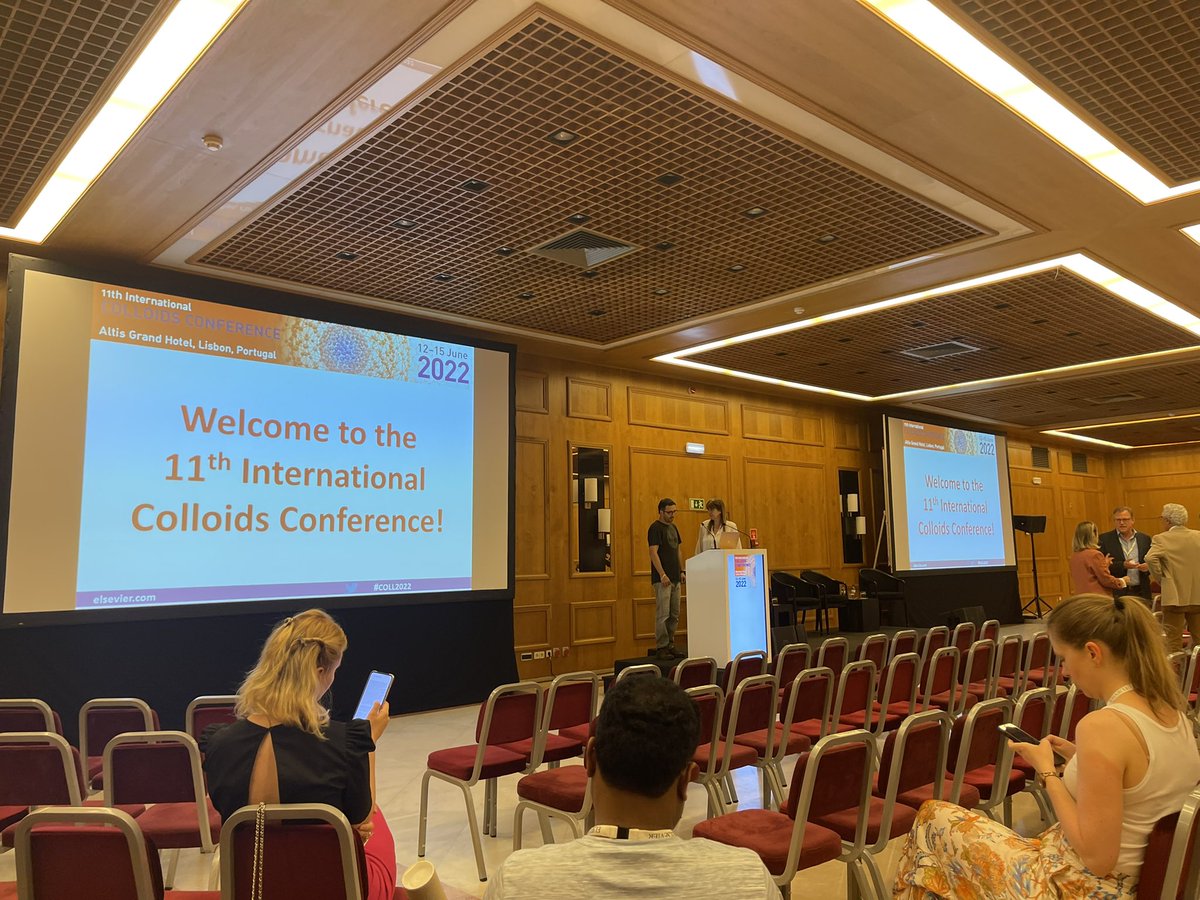 HenryApsey's tweet photo. Excitied to be attending the 11th International Colloids conference in Lisbon this week! An exciting line up #coll2022 #colloids https://t.co/rDl7ZkC4bh