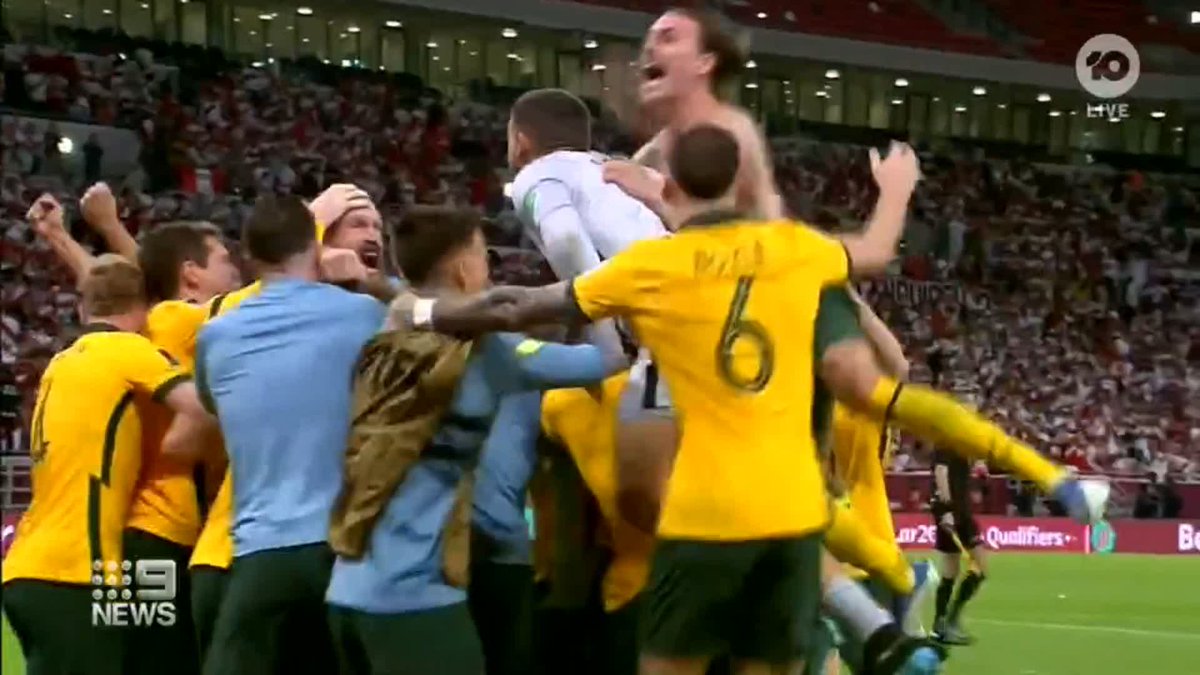 Australia has defied all odds to qualify for the World Cup, outlasting Peru in a thrilling shootout. @WillCrouch9 #9News https://t.co/pfvAtBsdkD