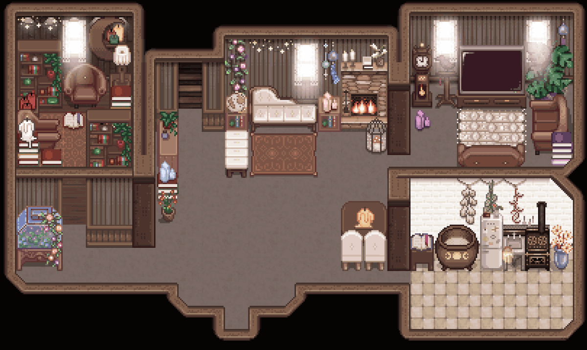 oakcharme's tweet photo. my #StardewValley mod "divine decor" 2.0 is up! ✨

i reworked some items, added in new variations and a bunch of new colours to choose from. if you have any ideas of items you'd like to be added in the next update, feel free to suggest some! enjoy! 🧹

🔗 https://t.co/W402bAAOJz https://t.co/5pSjOIq17T