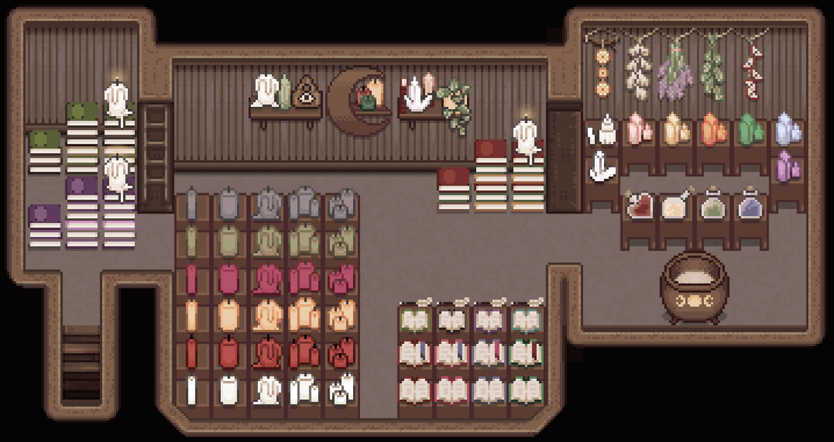oakcharme's tweet photo. my #StardewValley mod "divine decor" 2.0 is up! ✨

i reworked some items, added in new variations and a bunch of new colours to choose from. if you have any ideas of items you'd like to be added in the next update, feel free to suggest some! enjoy! 🧹

🔗 https://t.co/W402bAAOJz https://t.co/5pSjOIq17T
