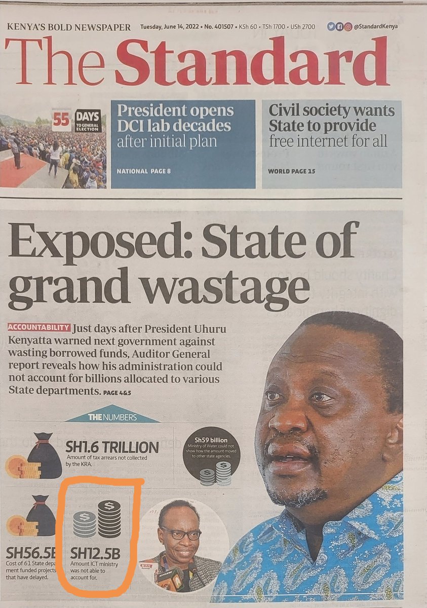 Gustavo__254's tweet photo. To CS Joe Mucheru who is seemingly the face of our competitor’s campaign, please don’t believe your own hype! Your day of accountability is only 55 days away. https://t.co/fHTv7Gi1Ny