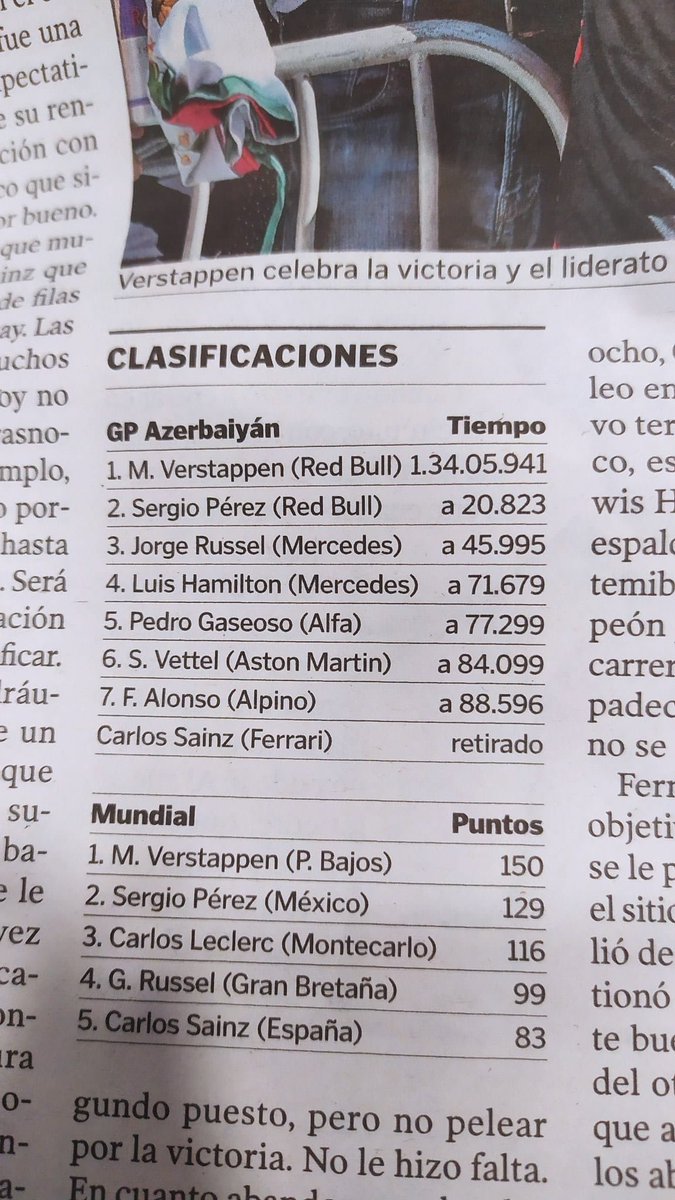 FormulaF1's tweet photo. Las traducciones de La Voz de Galicia están a otro nivel https://t.co/uugSVhvYWi