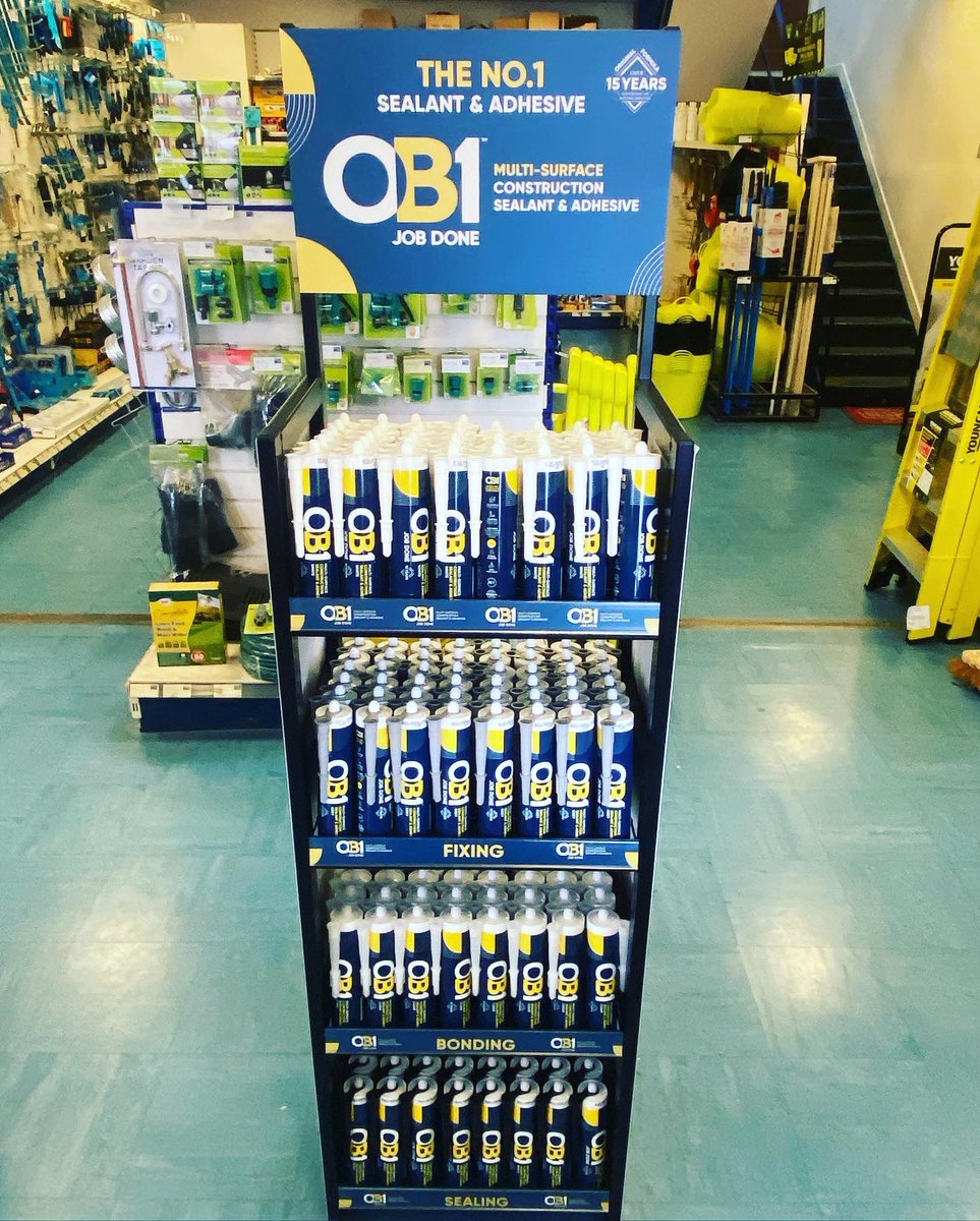🚨NOW IN STOCK!!!🚨

OB1 - The Original Multi-Surface Adhesive &amp; Sealant!

#Building #Roofing #Merchant #Liverpool #Wirral #Sealant #Adhesive #Bostik