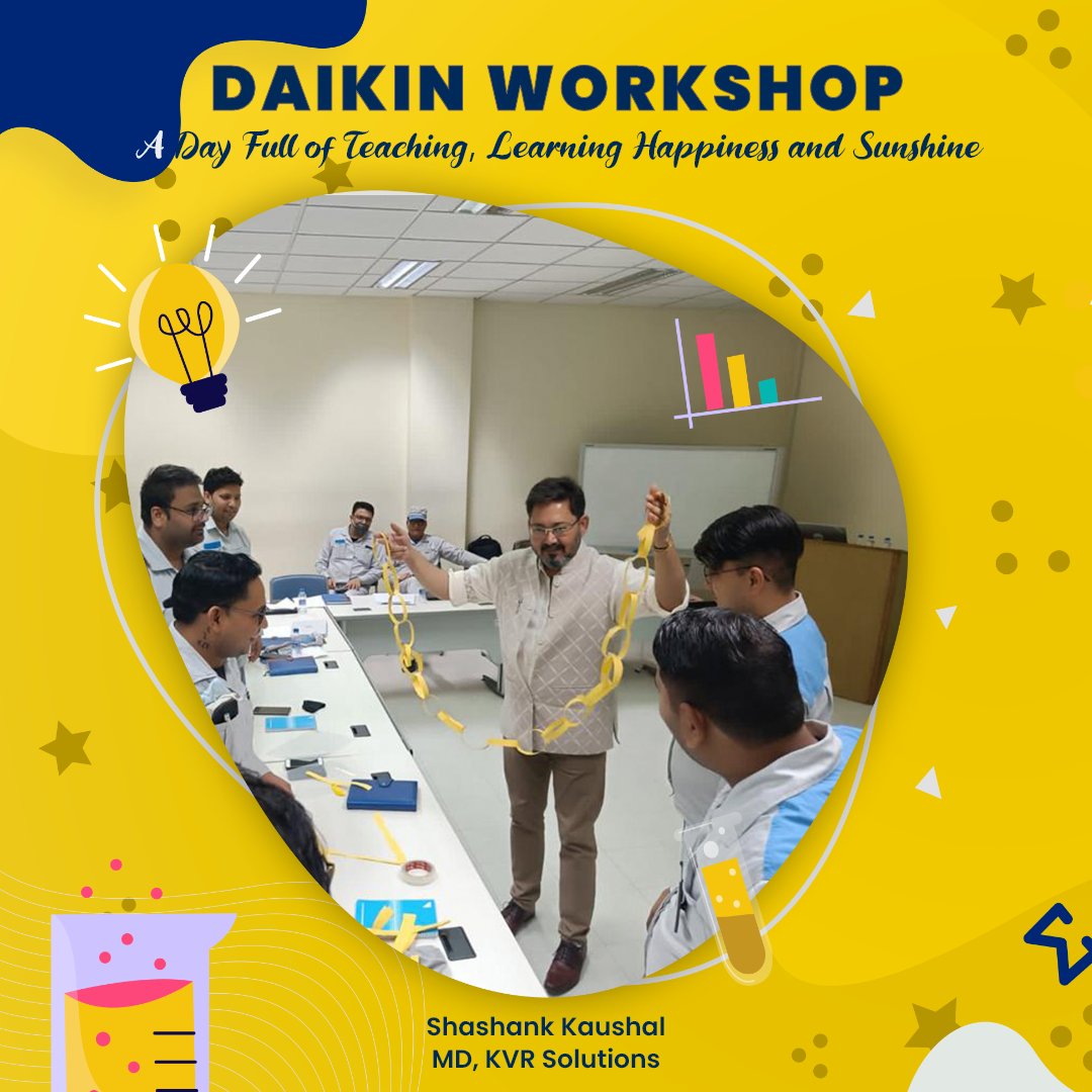 KvrSolutions's tweet photo. A good mentor teaches you how to think, not what to think. Our Managing Director Col. Shashank Kaushal at Daikin workshop📚
#daikin #daikinindia #newtechnology #startup #business #entrepreneur #entrepreneurships #entrepreneurlife #inspiration #innovation #technology https://t.co/2CxfP090ir