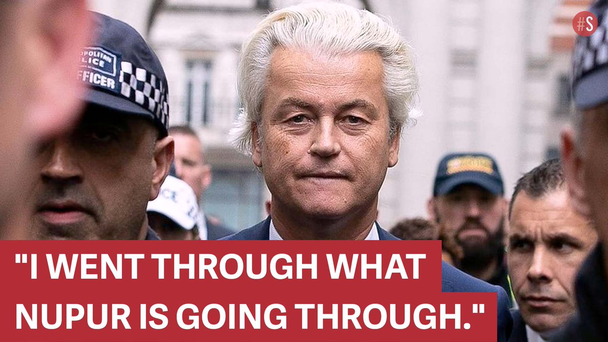SwarajyaMag's tweet photo. "Nations With The Worst Human Rights Track Record Lecturing Nupur." l Dutch MP Geert Wilders

Watch: https://t.co/Ffj6q4PgBG

#GeertWilders #StandWithNupur #OIC #BlasphemyBlowback

@geertwilderspvv https://t.co/X42Z065cfS