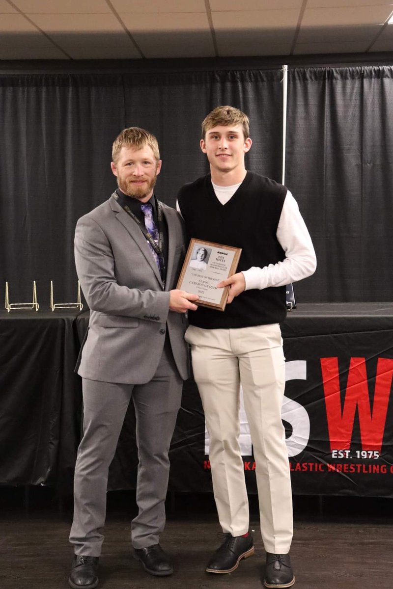 Kind of cool the former CCO coach presented Cameron with his award