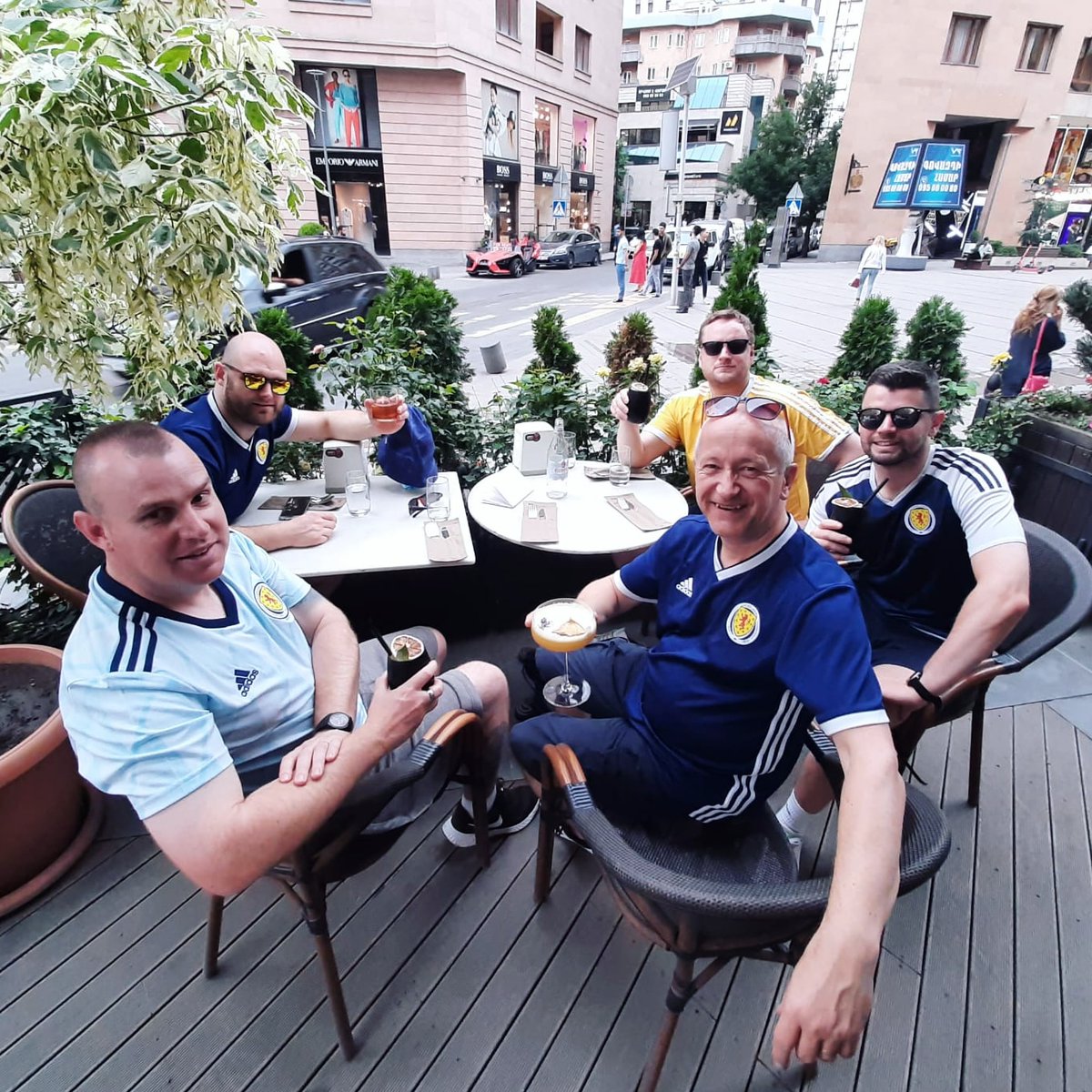 No cocktails, no party! Friendly welcome in Yerevan, Armenia #awaydays #Scotland #football