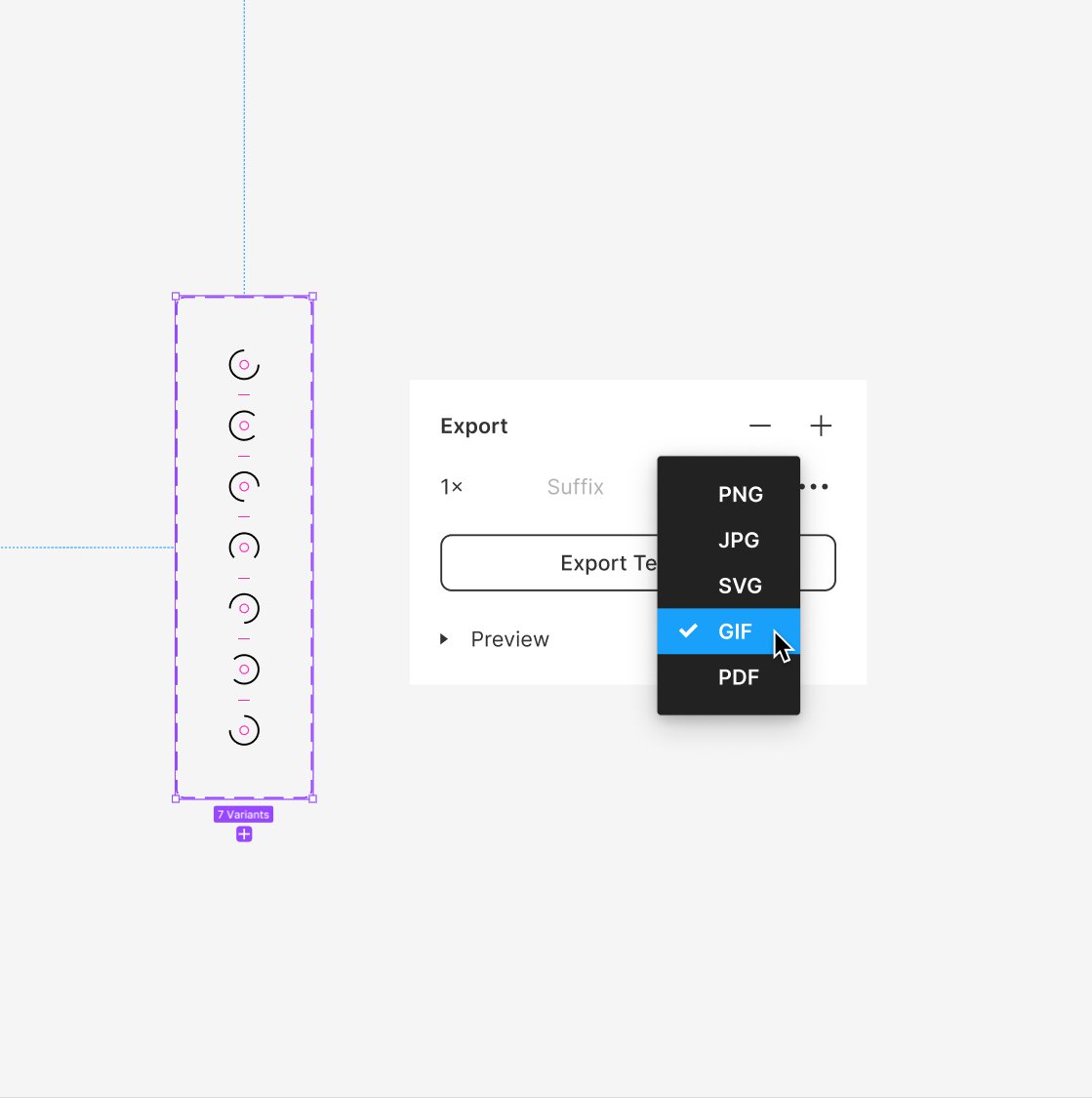 Ash_uxi's tweet photo. ability to export prototype/interactive components as GIFs would be great. @figma https://t.co/lqo24AjJXb