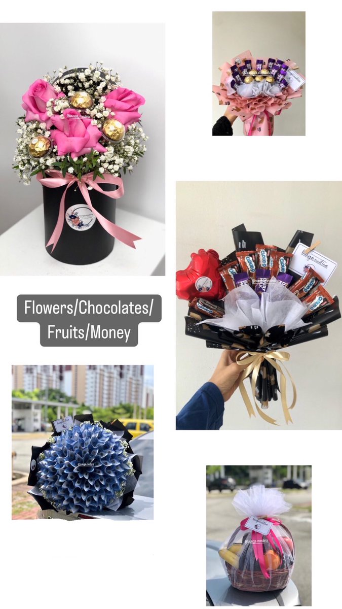medina_bunga's tweet photo. Hi. Kami bunga.medina menyediakan service surprise delivery 😊 
Based di Setia Alam &amp; boleh buat delivery seluruh Klang Valley. 🤗 https://t.co/K1LfBTf0wp