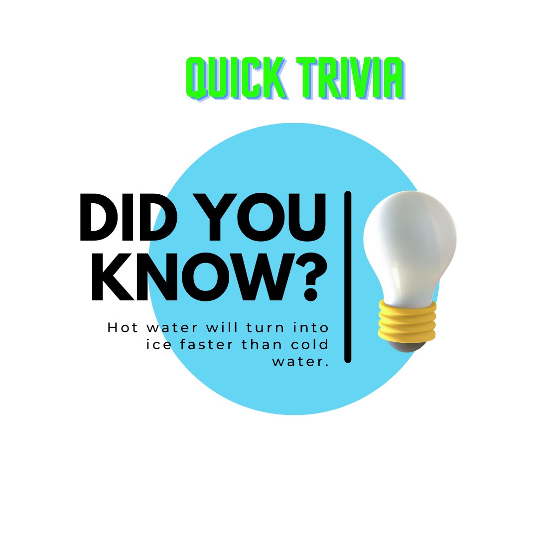Did you know?
Tuesday Trivia!!
#trivia #tuesdaytrivia #interestingfact #didyouknow #quicktrivia
