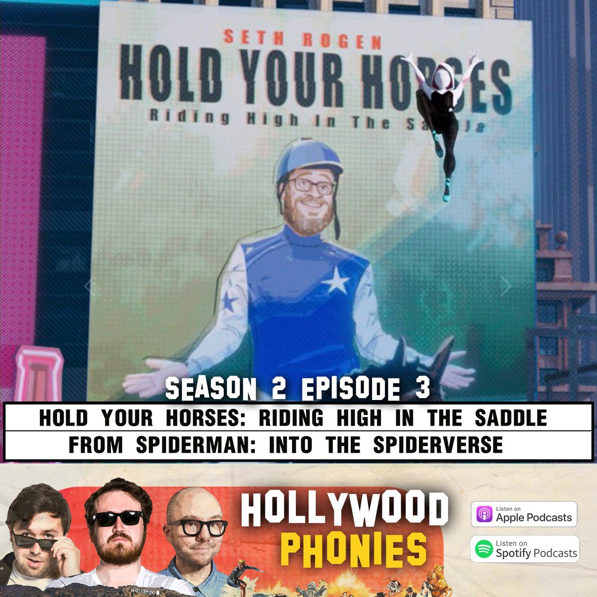 Special guest <a href="/pleaseletmestay/">Becky Lucas</a> joins us this week as we come up with the ultimate horse racing movie, which it turns out is actually a sequel. Evil glue factory barons, magical horses, weed - this episode has it all. 

🎙️🎙️Out now: linktr.ee/phoniespodcast