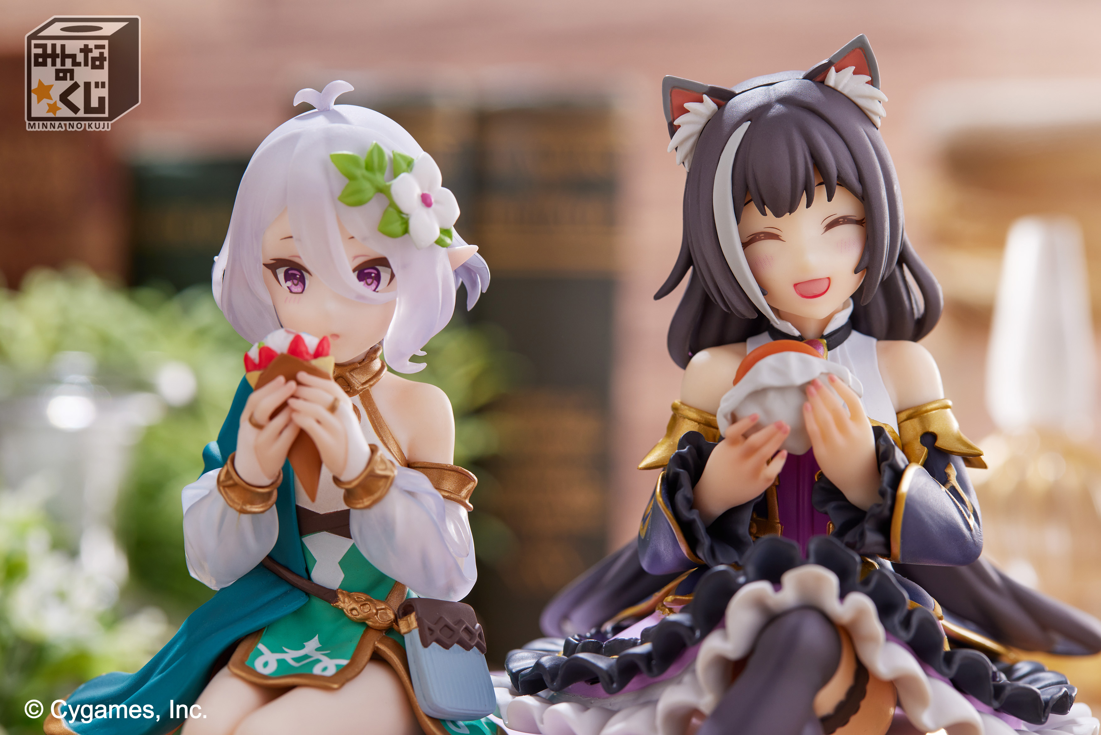 プリンセスコネクト　くじ　ヌードルストッパーフィギュア　キャル　コッコロ　別表情 プリンセスコネクト くじ ヌードルストッパーフィギュア キャル