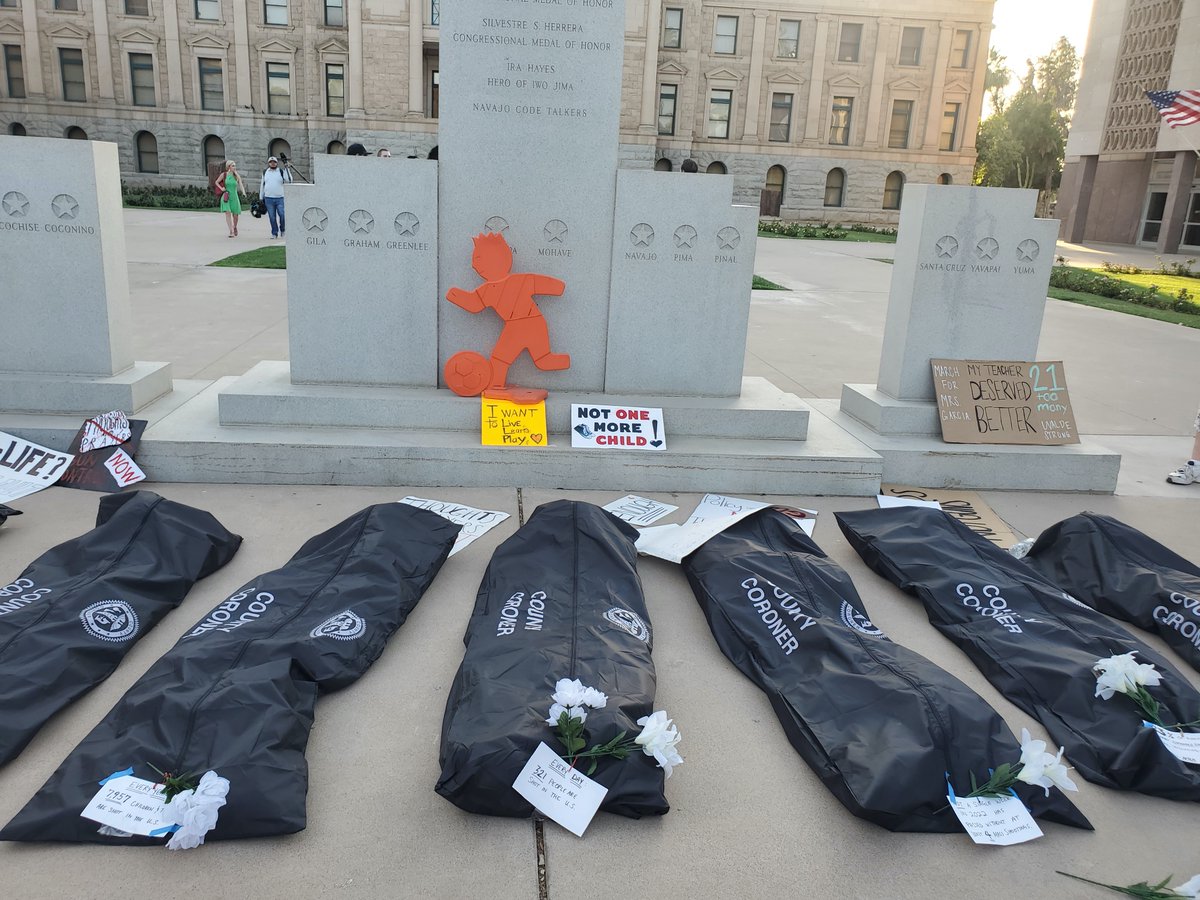ShamsForAZ's tweet photo. I am saddened that we have to continuously rally for safer gun laws every single time a terrible tragedy occurs in our country that could have been prevented.  Nonetheless, the fight continues. (1/2)
#DontLookAway #endgunviolencenow #AZStateCapitol #2022  #shamsforaz https://t.co/gBhtAcFkKI