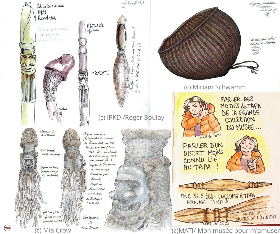 MuseedeNC's tweet photo. Dernière publication de notre journée dédiée aux #createursmw avec un hommage aux dessins d'objets de musée de Roger Boulay, Miriam Schwamm, Mia Crow et @Mati_Noumea - mon musée pour m'amuser
#MuseumWeek #MuseumWeekPAC #TeamNC @Amepnc https://t.co/YVaXXnPTZQ