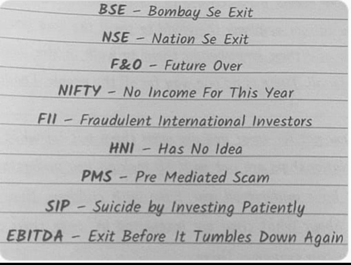 Trader22Ji's tweet photo. A high flying #fintwit just tweeted to invest for next 3 years to make "shit loads of money"

English language feels flabbergasted  with such filth.

#investing #nifty #SIPgang #NiftyBank #NSE #BSE https://t.co/Iy9UN8rkc9