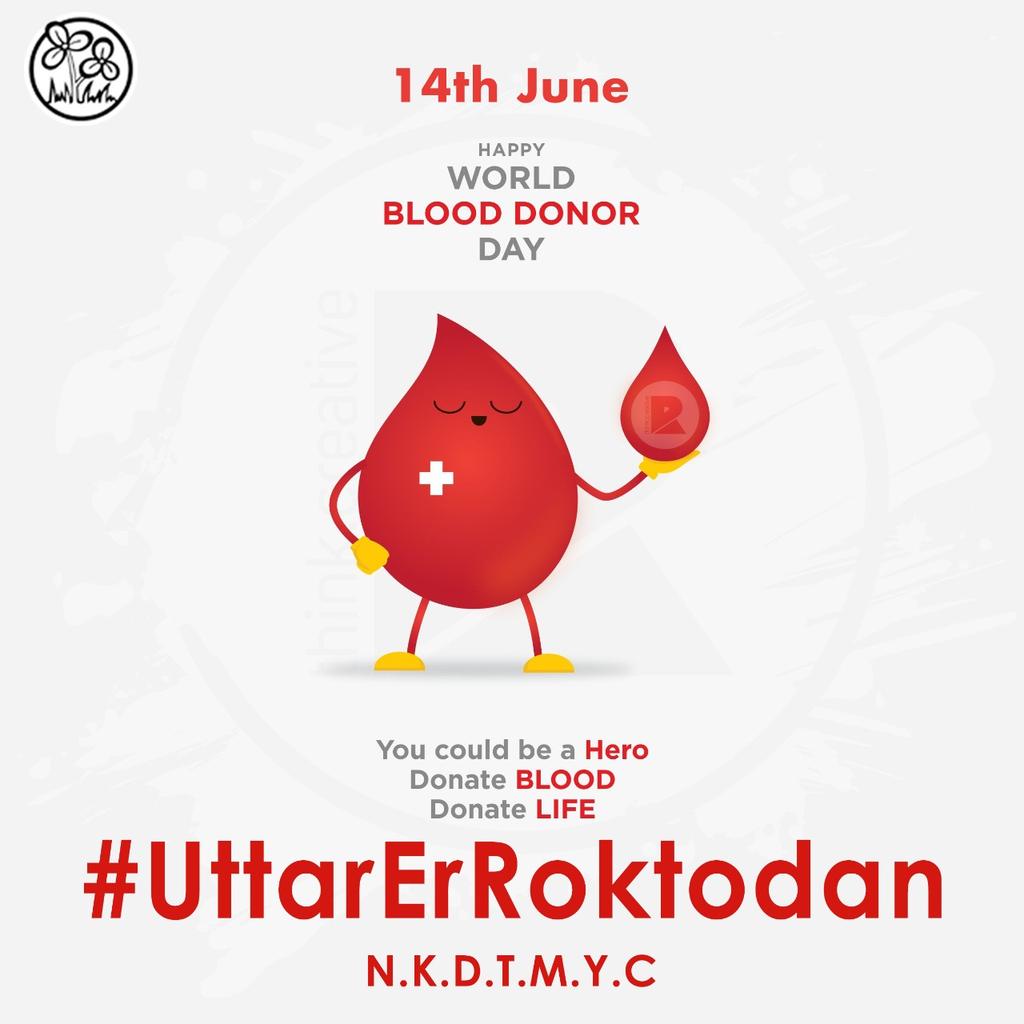 PrabhatTewari07's tweet photo. In Support of @MamataOfficial's fight &amp; struggle for the People of Bengal,
'North Kolkata District Trinamool Youth Congress' is Organizing a
Mega Blood Donation Camp on World Blood Donor Day 14th June at Bidhan Garden,2pm. @abhishekaitc @sayani06 @AITCofficial
#UttarErRoktodan https://t.co/sVEhQSUAeF
