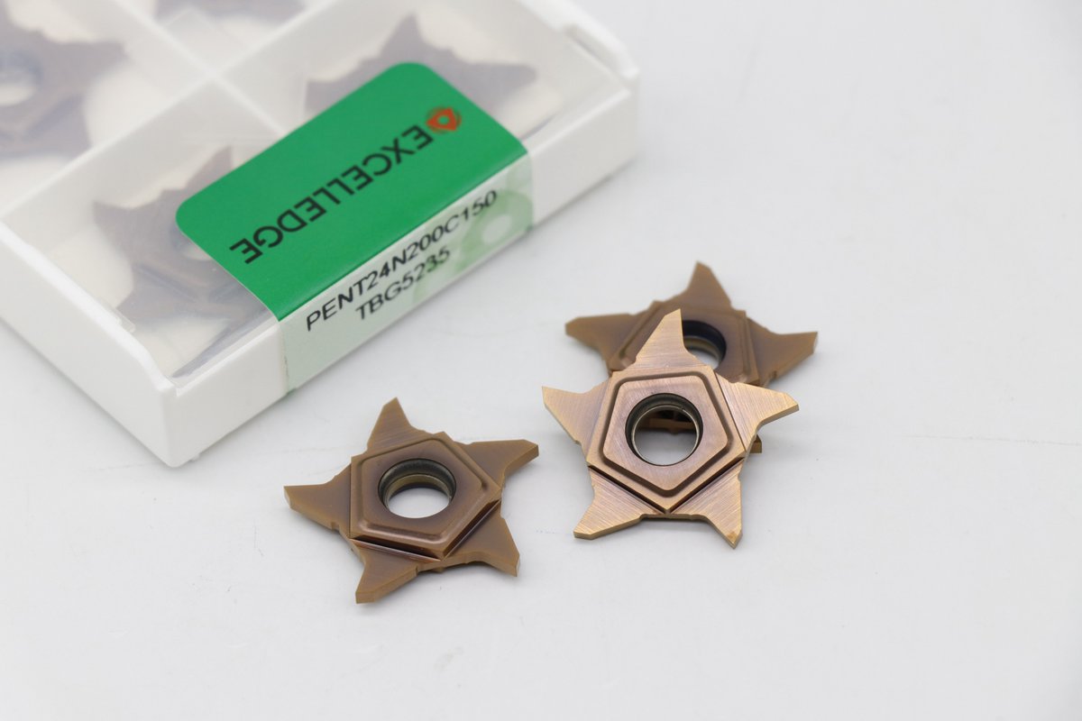 santychung's tweet photo. PENTA 24 series Carbide Inserts with 5 Cutting Edges for Parting and Grooving Soft Materials, Tubes, Small and Thin-Walled Parts.
Cost-effective solutions to replace Iscar's similar PENTACUT 24.
#CarbideInserts #GroovingInserts #PartingInserts #EXCELLEDGE https://t.co/1mOOQtAD4Z