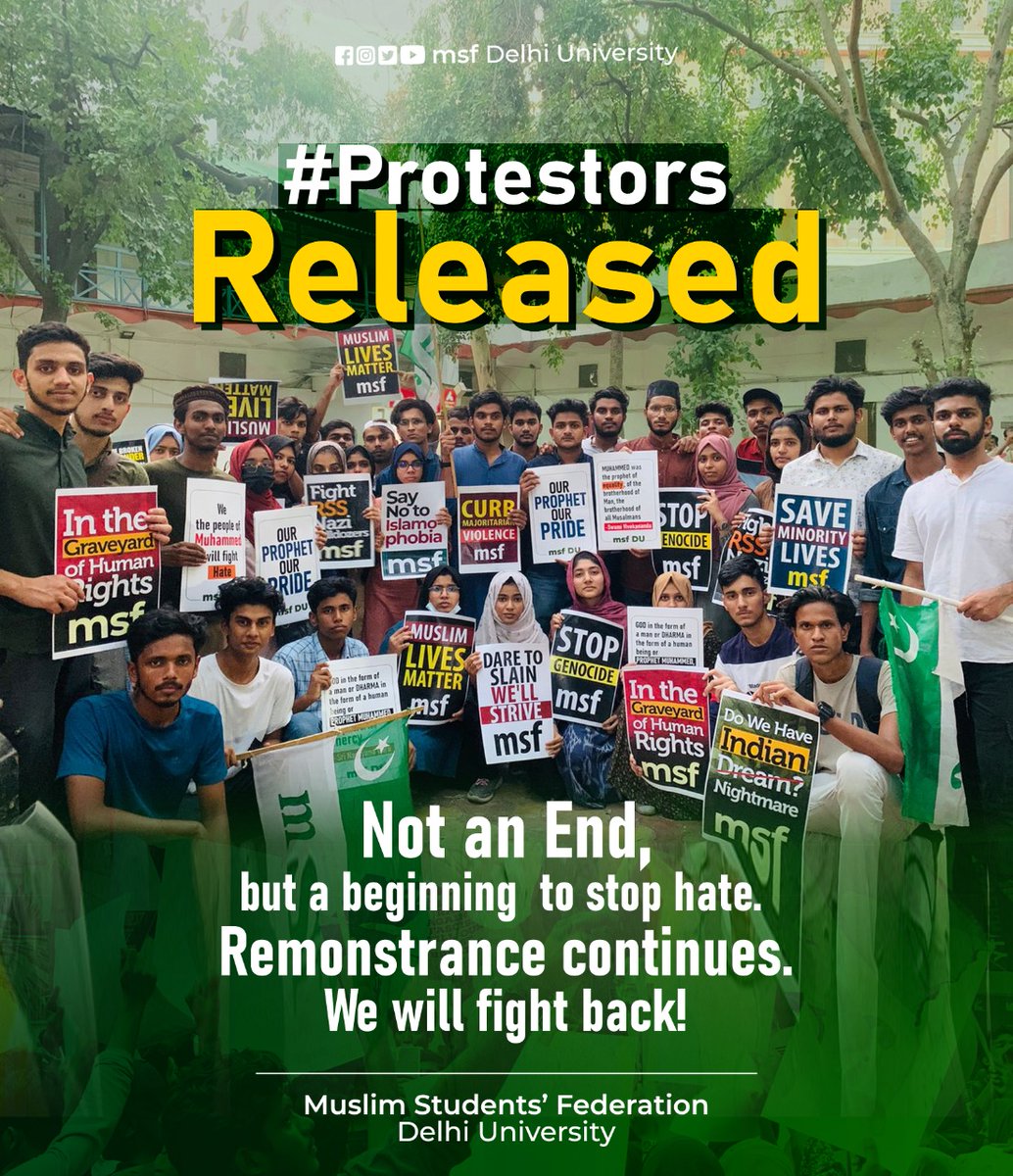 shadeed_hassan's tweet photo. Alhamdulillah ๐
In Sha Allah๐ Inquilab โ๐ผ
More Power To You Sahiban๐ฅ
#StandWithAfreenFatima
#msfProtest
#MuslimLivesMatter https://t.co/lFDVL1UXlk