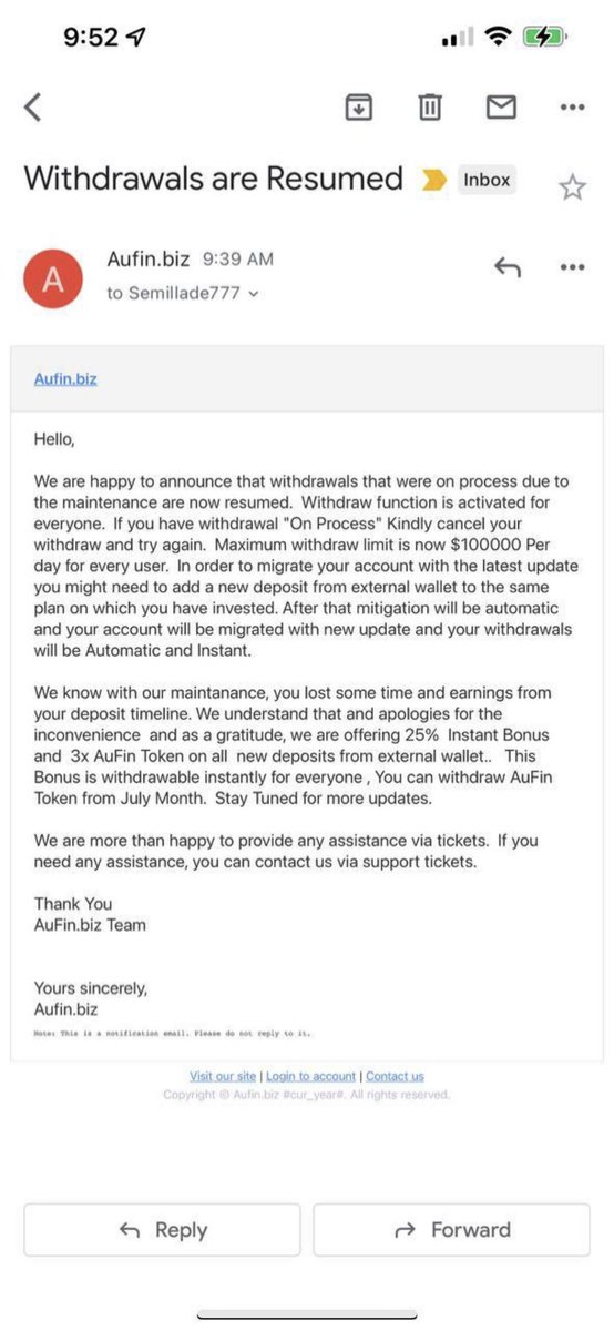 OurfutureInvest's tweet photo. 🚨🚨PLEASE BE AWARE THIS IS A SCAM!🚨🚨

follow for everyday updates and more  information on passive income!!

#passiveincome #passive #hyip #aufin #cotps #pegasus #newhyips #HYIPS #culture #telegram #invest #crypto #money https://t.co/KumZz3Ty59