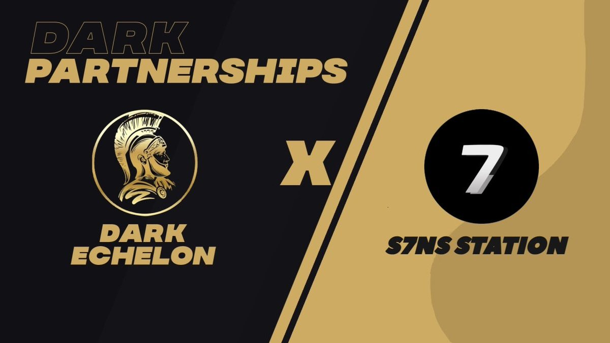 DarkEchelonn's tweet photo. We would like to announce our partnership with 
@s7nsstation. We have been given WL spots for our Dark Echelon members. https://t.co/eLdfjQd78E