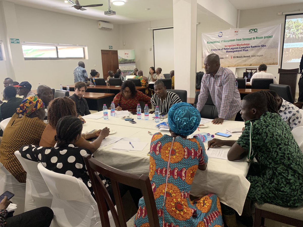 Fisheries_KNUST's tweet photo. The #mangrove research team participated in the inception workshop for revision of Keta Lagoon Complex Ramsar Site management plan. @IUCN_Mangrove @Mangroves @MangrovesNow @Mangrove_UK @bbcampion @BenjiGyampoh @letsu_edem https://t.co/T4R0rTPH22