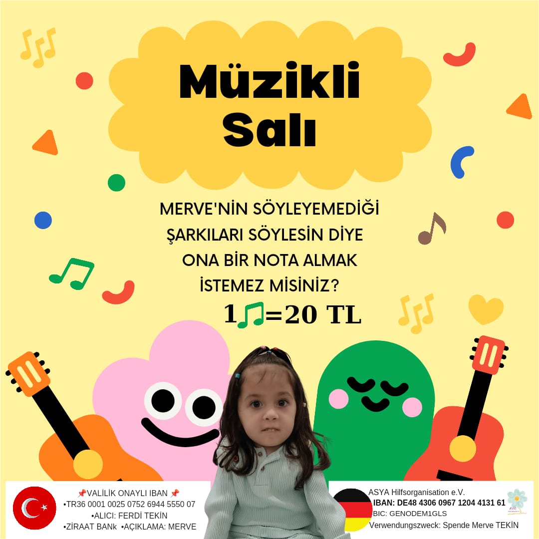 Çocuk olmak..
Ben büyüyünce müzisyen olabilirim
Hayallerimin peşinden koşmama yardım eder misin?
Benim kahramanım sen ol
Bağış için👇
taplink.cc/smamerveyeumut…

SMA ÇARESİZ DEĞİL #HalkFaturayıKesecek
#SALI #FenerbahceBeko #BizdenÖnce #SapıkDedeTutuklansın #Dolunay Baston Marco Rose