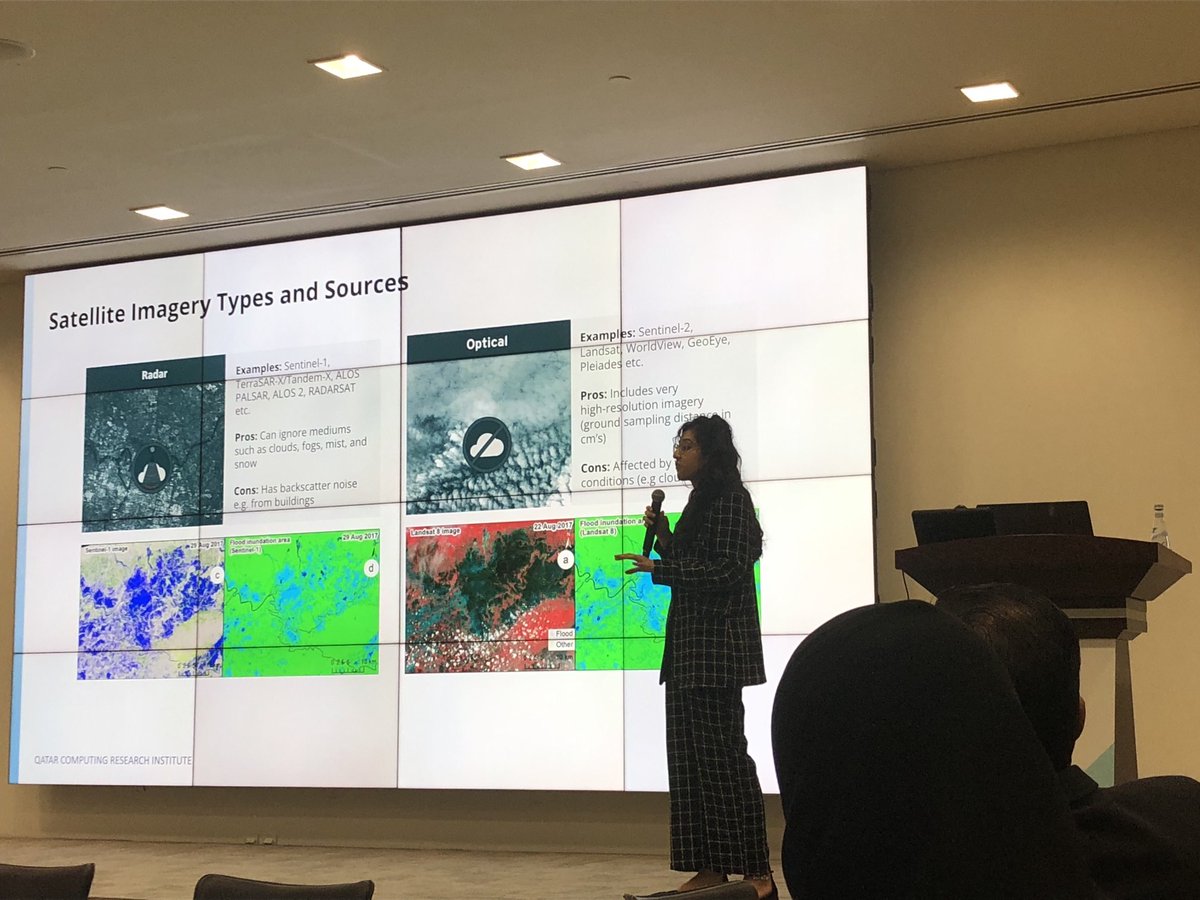 Day 3 of #AI4CI learning how to use satellite imagery for disaster detection and response ⁦@UNDPAccLabs⁩ ⁦@QatarComputing⁩