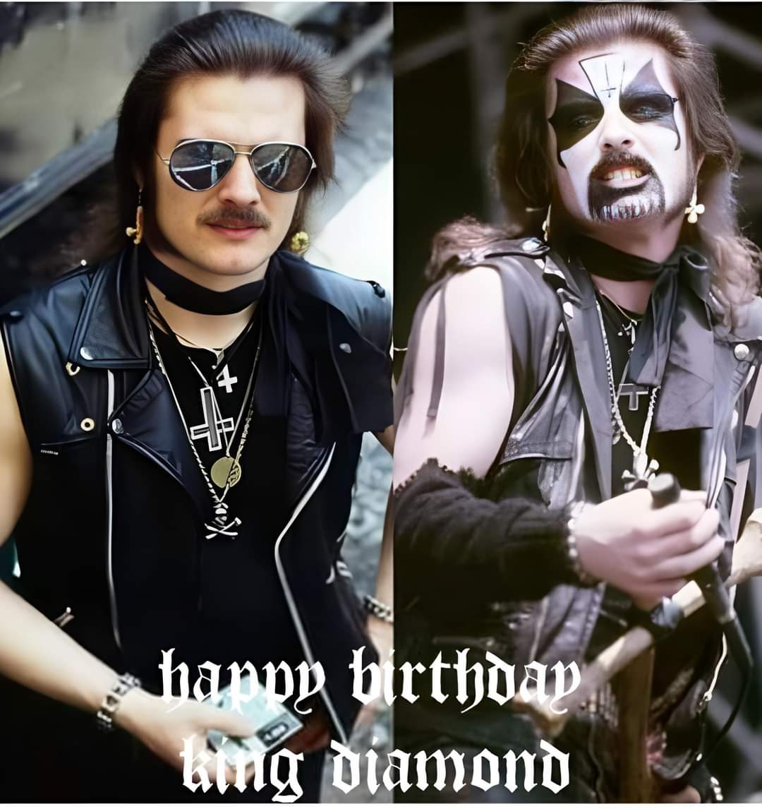  Happy birthday king diamond hail Mercyful fate 