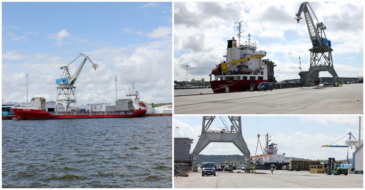 PortOfTurkuFI's tweet photo. Cargo ship #Afalina has been visiting our port for a few days. Ship arrived at the port operated by @baltic_line over weekend with a cargo of metal from Germany. From ship list on our website, you can see ships arriving in our port, at berth and departing: https://t.co/BFIH6idFgx https://t.co/QQbBWnuVbP