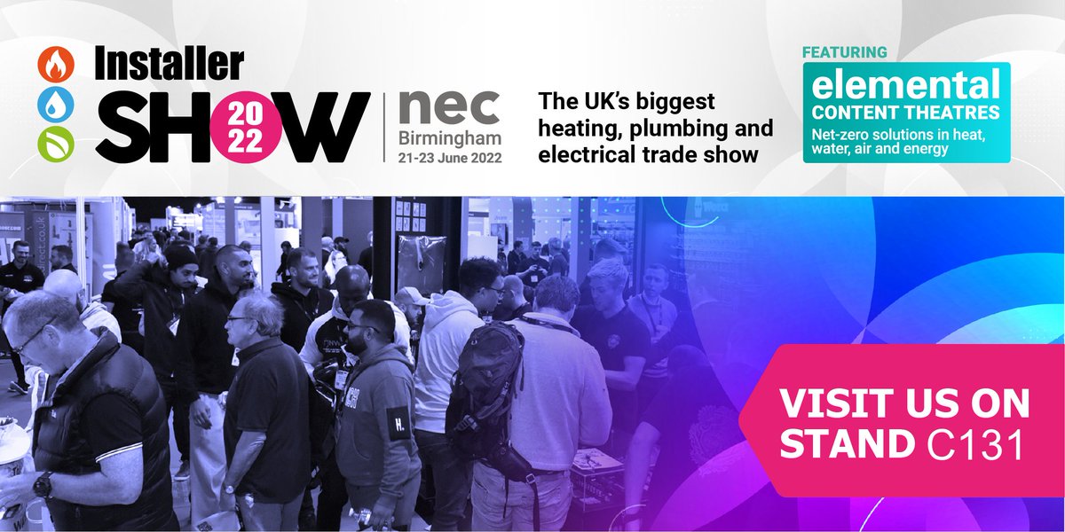myGrantUK's tweet photo. This time next week, we will be welcoming visitors to our stand at InstallerSHOW 2022! Join us on stand C131 at the NEC from 21st – 23rd June to pick up free giveaways, take part in our shamrock pouring competition &amp; enjoy a drink on us! https://t.co/f7VF7osdNk
