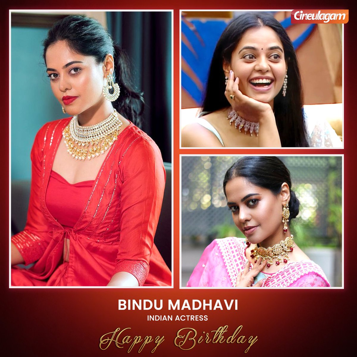 Wishing the Actress with Attractive Smile and Mesmerizing Sight, <a href="/thebindumadhavi/">Bindu Madhavi</a> A Wonderful Birthday and a year filled with irreplaceable joy and success✨ - #TeamCineulagam

#BindhuMadhavi #HBDBinduMadhavi #HappyBirthdaybindumadhavi #Cineulagam