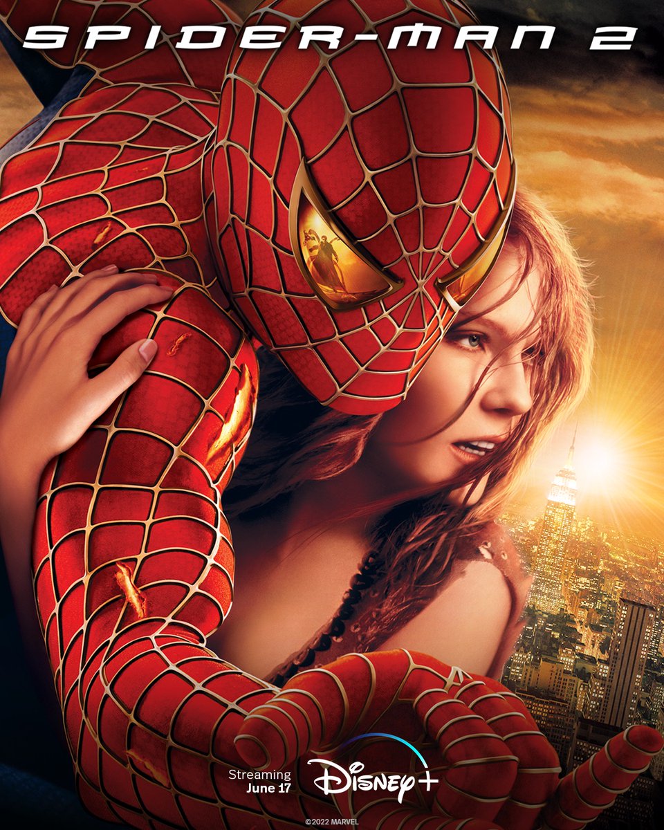 DisneyPlusUK's tweet photo. Our Spidey Senses are tingling. 🕷
Catch these Spider-Man movies swinging onto Disney+ in the UK on June 17! (2/3) https://t.co/4UfMJKaogO