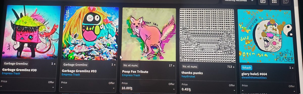 Content with my purchases tonight