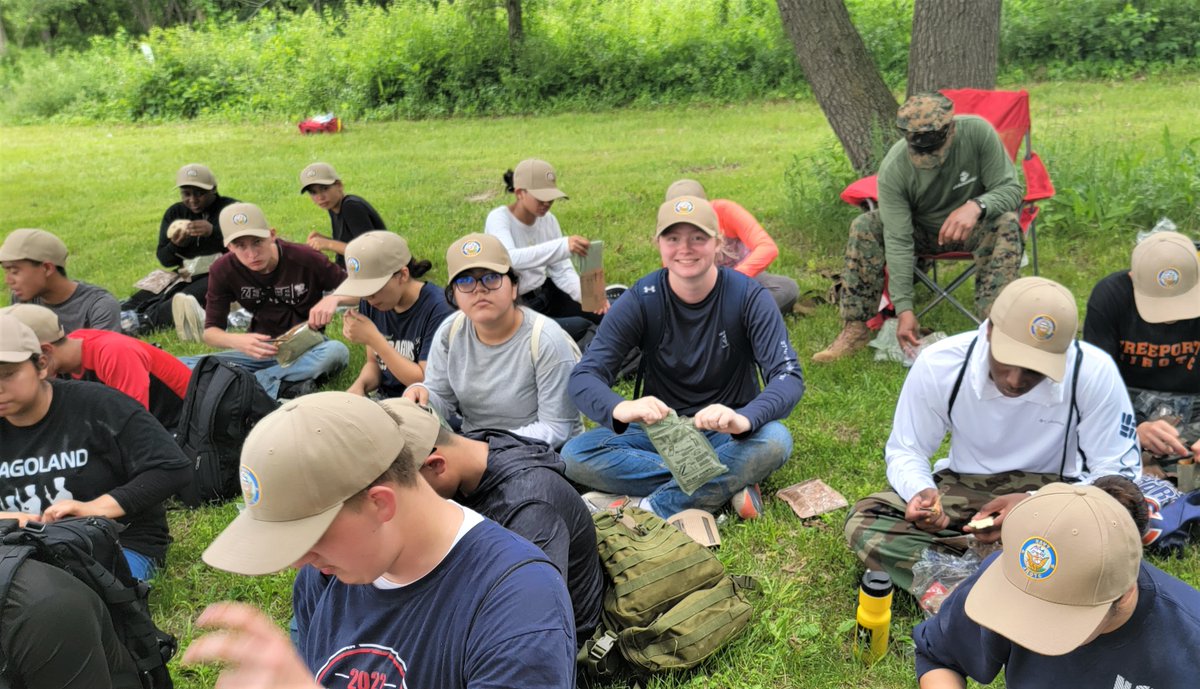 RickoverNavalHS's tweet photo. Cadets eating MREs (Meals ready to eat) at Basic Leadership Camp! #BLT #BasicLeadershipCamp
@ChiPubSchools @JrotcCps https://t.co/YKckYAb4Dn