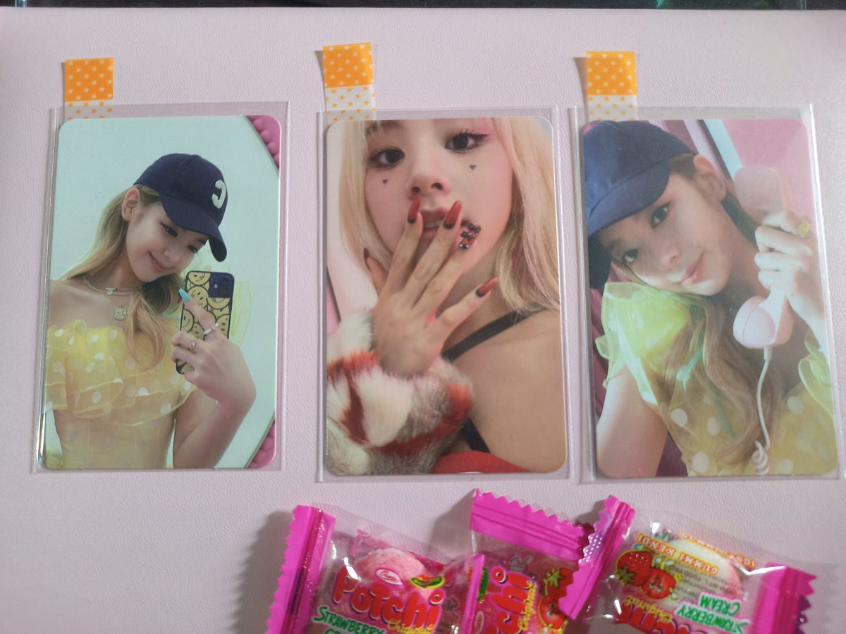 Yujinrayy's tweet photo. ~ Hi! @hwangsbag1 Chae kuko and Lia pc's came home♥️, Thank you for packing it safely at sa potchi 🫶
#HBproofs https://t.co/MSsR1SuA4Y
