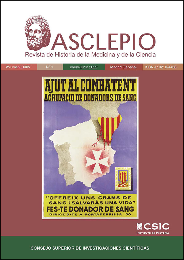 See the latest issue of the spanish journal Asclepio Vol. 74 Núm. 1 (2022) Access via the following link: asclepio.revistas.csic.es/index.php/ascl…