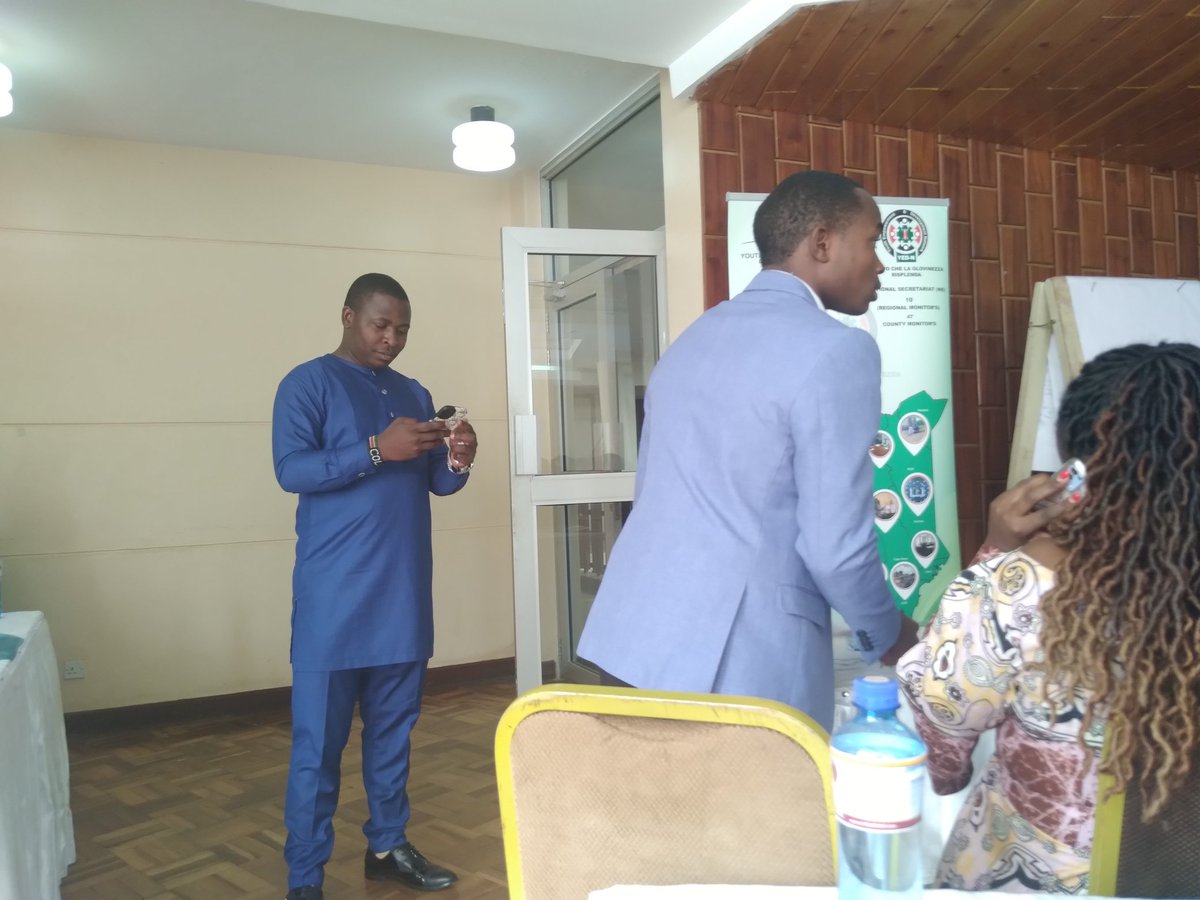 <a href="/IEBC_YCC/">IEBC YOUTH COORDINATING COMMITTEE(YCC)</a> &amp; @YEDNetworkKe Voter Education Training of Trainers session on-going at Sirikwa Hotel, Eldoret. In attendance are Youth leaders from various organisation within the North - Rift region &amp; <a href="/NYC_YouthVoice/">National Youth Council Kenya</a> delegates.
#ElectionsBilaNoma 
#MwelekeoNiAmani