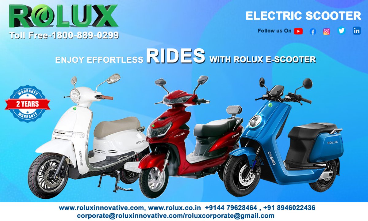 rolux_corporate's tweet photo. #roluxelectricvehicles #roluxev #ecofriendly
#roluxelectricscooter #greenerymision #roluxev
https://t.co/R4nP0UoHQ2
https://t.co/BtjAduvZNh
https://t.co/mrJ27CX9Qp
https://t.co/sPYzUiSK4s
https://t.co/oSllpiBE1M
#contact for trade inquires & dealerships @8946022436 https://t.co/yQkKzSyevS