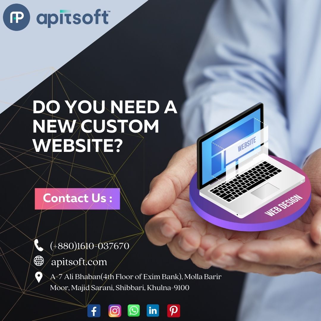 apit_soft's tweet photo. Apitsoft provides you with customized software at low cost and on-demand. Contact us for details about the Custom website: https://t.co/EzATEUtCM8
#custommade #software #softwaredevelopment #softwaredeveloper #customsoftware #customsoftwaredevelopment #bestsoftwarecompanyinkhulna https://t.co/abCyLZoe5x