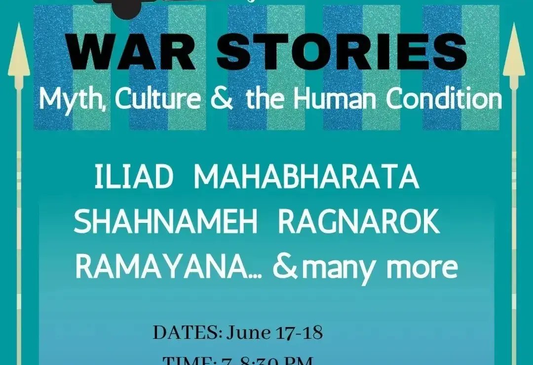 In our next workshop, know more about War strategies, from ancient narratives, like vyuhas, etc.
War Stories.
To register, WhatsApp: 96192 35647 
<a href="/utkarshmp/">Utkarsh Patel</a> <a href="/Aru_811/">Arundhuti Dasgupta</a>