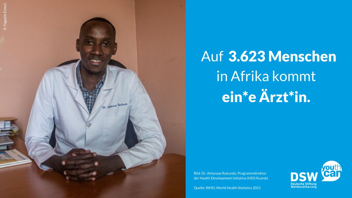dsw_de's tweet photo. 👇🏽 Wie es da wohl so mit der #Terminvergabe klappt?
Vergleich: Bei uns in Europa kommt ein*e Ärzt*in auf 232 Personen.
Alle Menschen müssen Zugang zu einer allgemeinen #Gesundheitsversorgung haben – das ist ihr Recht! 🌐👩🏾‍⚕️ https://t.co/MTYAgKhzEJ