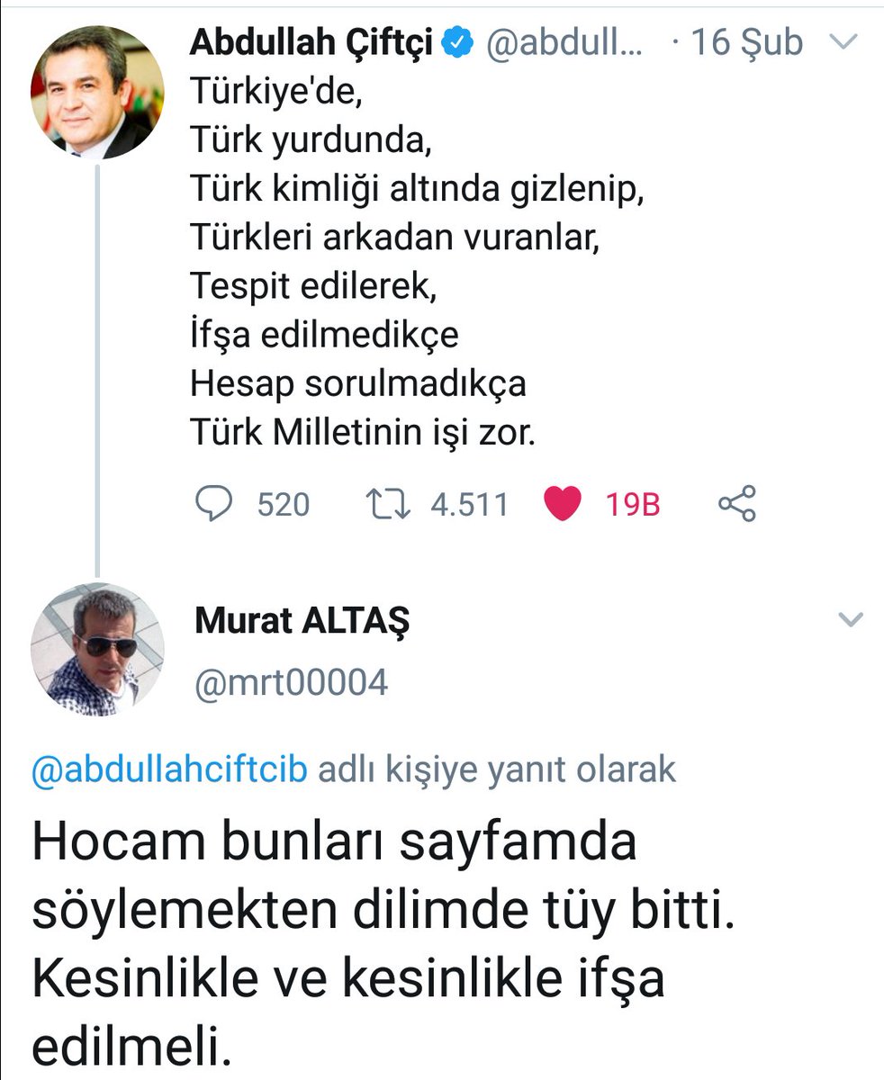 @Drmustafaycl Her Türkçe konuşan Türk değildir ve ülke içinde gizlenmiş siyonist kriptoları söylemekten dilimde tüy bitti hocam.