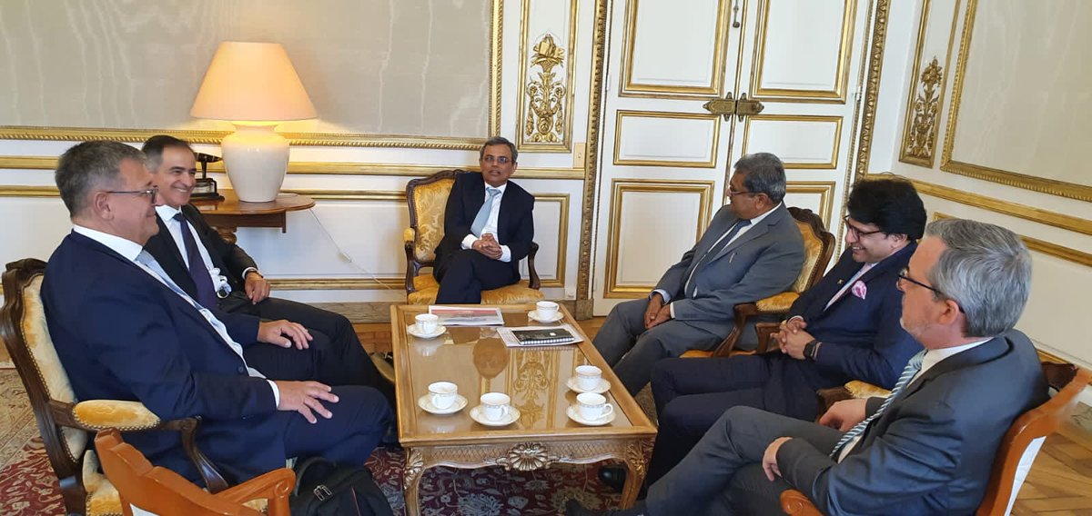 PTC Industries (@ptcil) on Twitter photo A very fruitful meeting between <a href="/SachinPTC/">Sachin Agarwal</a>, CMD PTC with the Indian Ambassador to France, His Excellency <a href="/JawedAshraf5/">Jawed Ashraf</a> at the Indian Embassy along with Mr. Pierre Dickeli, CEO <a href="/SafranIndia/">Safran India</a>, Mr. Jean-Michel Missirian & Mr. Herve Maniere from <a href="/SAFRAN/">Safran</a> management. <a href="/IndiaembFrance/">India in France</a> A very fruitful meeting between <a href="/SachinPTC/">Sachin Agarwal</a>, CMD PTC with the Indian Ambassador to France, His Excellency <a href="/JawedAshraf5/">Jawed Ashraf</a> at the Indian Embassy along with Mr. Pierre Dickeli, CEO <a href="/SafranIndia/">Safran India</a>, Mr. Jean-Michel Missirian & Mr. Herve Maniere from <a href="/SAFRAN/">Safran</a> management. <a href="/IndiaembFrance/">India in France</a>