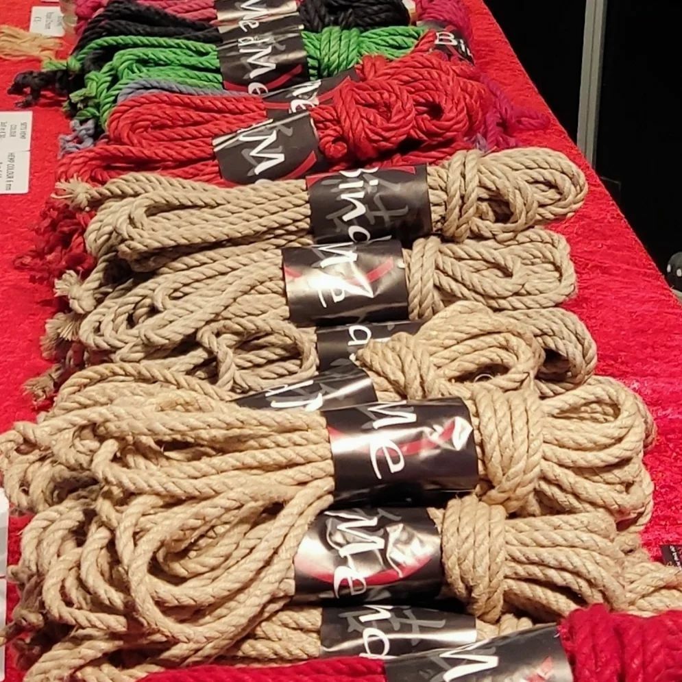 BindMe's tweet photo. We've had a great weekend @boundcon_munich !! 

Thank you to everyone who visited our booth.

Lots of lovely people, nice talks, great views, and beautiful shows.

#BindMe #boundcon #boundconmunich #rope #bondage #shibari #kinbaku #jute #hemp #condrop https://t.co/LdDGb3zqkH https://t.co/TANqPX0aGE