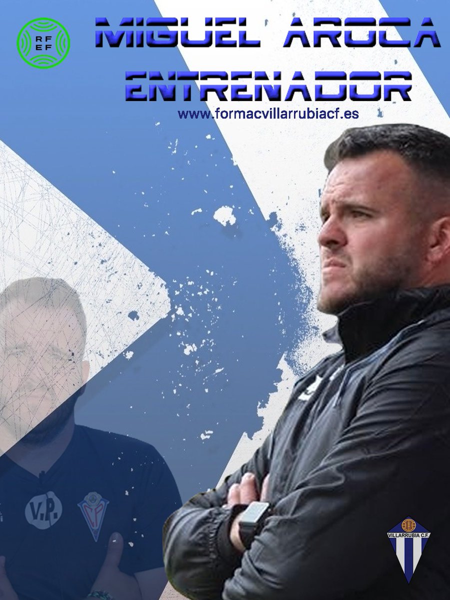 VXVILLARRUBIACF's tweet photo. ✅ MIGUEL AROCA | 🤝 Nuevo entrenador del Formac Villarrubia 🤍💙

📌 Natural de Villarrobledo
📉 36 años
🔙Procede del @DonOctavioCP con quien acaba de jugar play off de ascenso.
🧑‍🏫Entrenador metódico, serio, con gran capacidad de trabajo y mucha ilusión.

🙌¡Bienvenido, mister! https://t.co/7fSwwkTExz