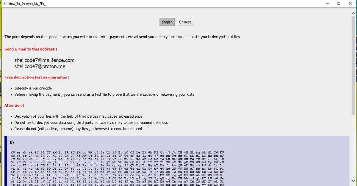 #Ransom
maybe this belong to phantom family?
mail:shellcode7@mailfence.com 
shellcode7@proton.me 
info:README.id.hta
ext:id
<a href="/Amigo_A_/">Amigo-A</a>